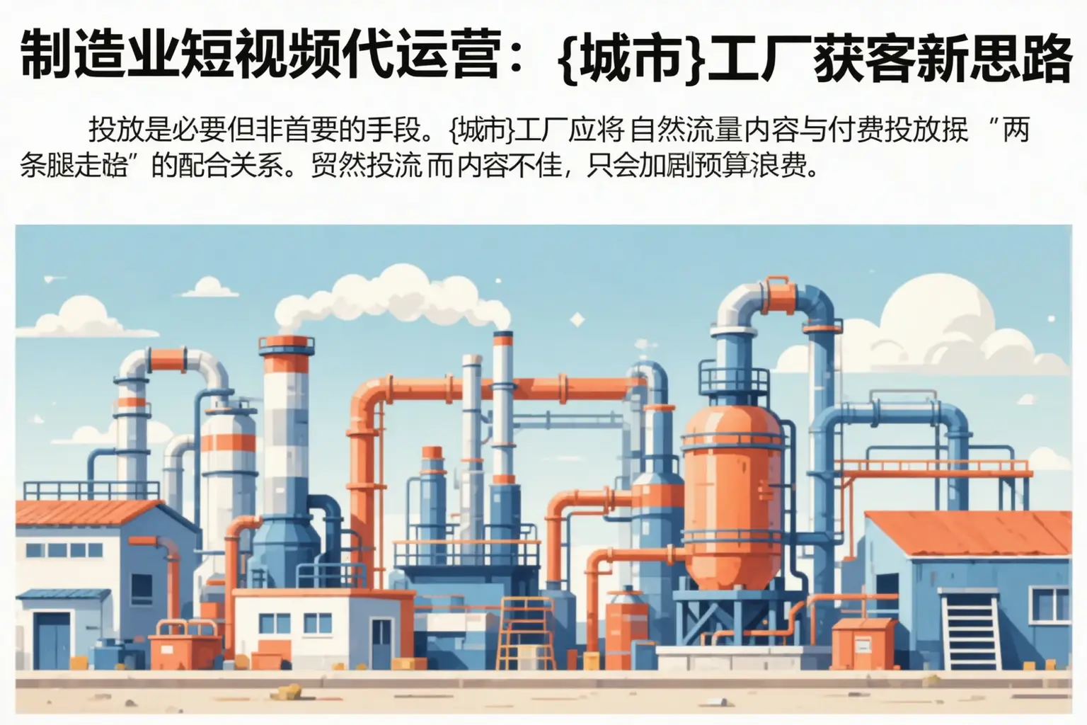 制造业短视频代运营：阿巴嘎旗工厂获客新思路